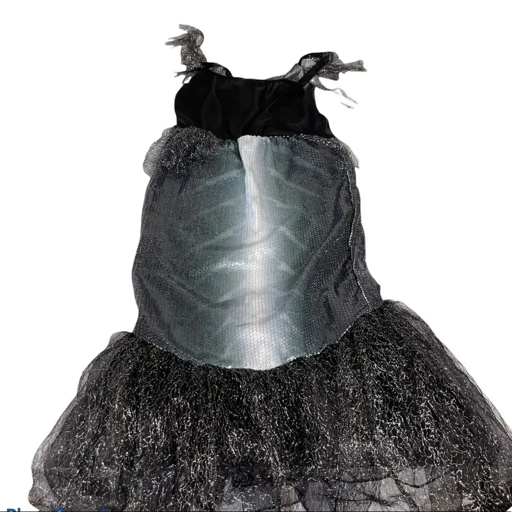 Skeleton Mermaid Halloween Prentend Play Costume Girls Size L‎